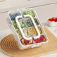 8-Grid Divided Serving Tray - Cream White - EX-STOCK CANADA