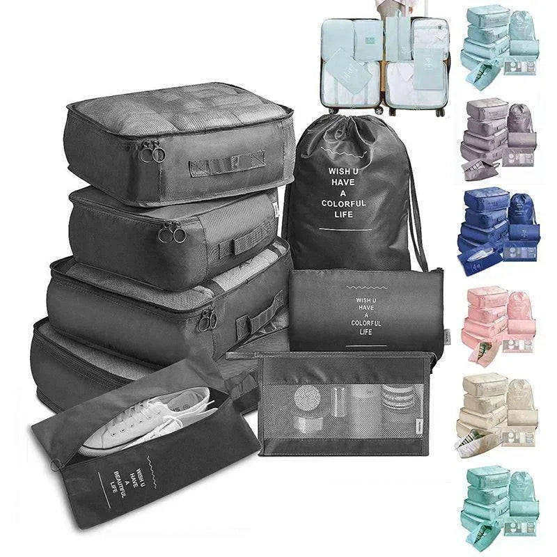 8 piece Set Luggage Divider Travel Storage Clothes Packing Cube Bag - EX-STOCK CANADA