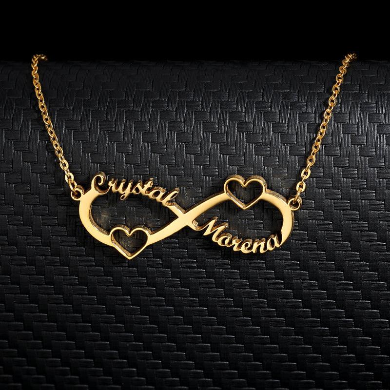8 word pendant clavicle chain Customized Necklace for Women - EX-STOCK CANADA