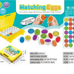 Aprendizaje de bebés juguete educativo Juegos de juguetes de huevo inteligente Juguetes a juego juguetes Montessori Eggs juguetes para niños niños