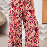 Printed Comfortable Casual Wide-leg Trousers