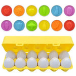 Aprendizaje de bebés juguete educativo Juegos de juguetes de huevo inteligente Juguetes a juego juguetes Montessori Eggs juguetes para niños niños