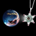 Snowflakes Christmas Necklace gift for women