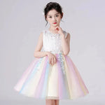 Formal Dress Fashionable Vest Princess Dress Girl Catwalk Show Clothing Birthday dress for Kids