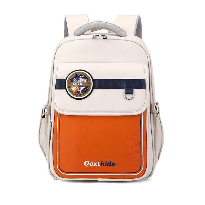 Children's British Style Burden Relief Spine Protection Girl Lightweight Schoolbag Bookbag Backpack for Kids
