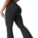 Women Sleeveless Flare Long Pant Yoga Fitness Jumpsuits