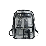 Mochila transparente PVC Gran capacidad Moba escolar de estudiante