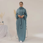 New Muslim Middle East Dubai Turkey Abaya dress Simple Plain Abaya 2024