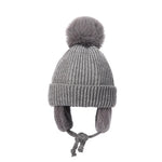 Otoño e invierno el lindo gorro de lana de tejer para niños