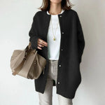 Autumn Winter Cashmere Single Breasted Kimono Cardigan Jacket  for women