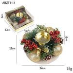 Christmas candle wreath Xmas New Year candle holders decors