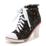 Denim Casual Shoes Canvas Fashion