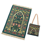 Pattern With Wrapping Blanket Middle East Muslim Carpet and Tote Bag Ramadan Muslim prayer mat Turkish Prayer Mat