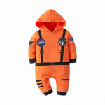 Space Suit Summer  Long-sleeved Jumpsuit Holiday Pullover Clothes Baby boy Astronaut costume