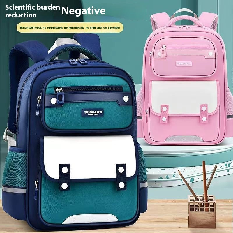 Reduce Burden And Protect The Spine With Ultra Light Weight Children's Shoulder School Backpack  Girl and Boy Children Bookbag School bag