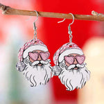 Funny Santa Claus Earrings Christmas Pendant Earrings Gift