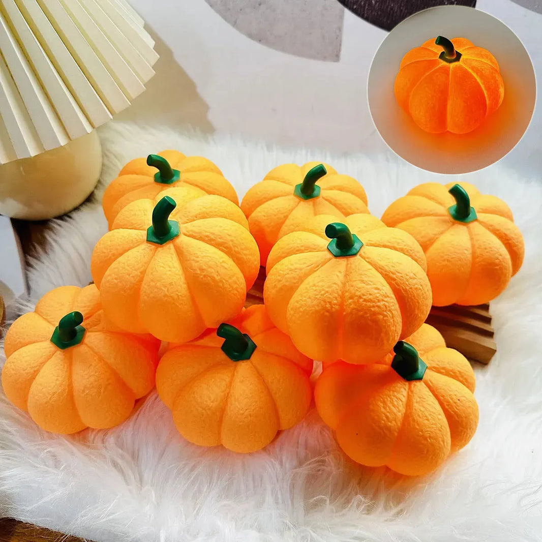 Buy Halloween Pumpkin Decorative Night Light Bedroom Dormitory Creative Bedside Lights Eye Protection Deco Night Lamp