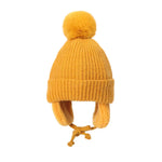 Otoño e invierno el lindo gorro de lana de tejer para niños