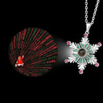 Snowflakes Christmas Necklace gift for women