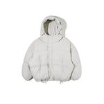 Simple Casual All-match Loose Hooded Thick Warm Bread Cotton Jacket Men