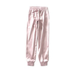 Women's Trousers With Slippery Surface Jogging Trousers