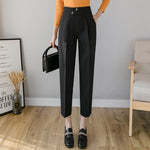 Tapered Trousers Women's Slim Harem Suit Trousers