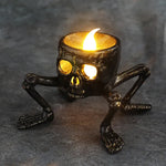 Halloween Skull Skeleton Hand Flameless Candle decor prop