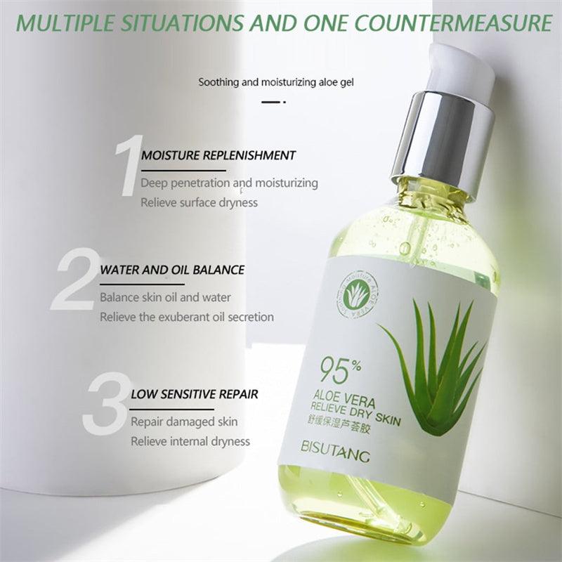 Aloe Gel Moisturizing Lotion Facial Cream Perfectly Plain Moisturizing And Smooth Skin Care Products - EX-STOCK CANADA