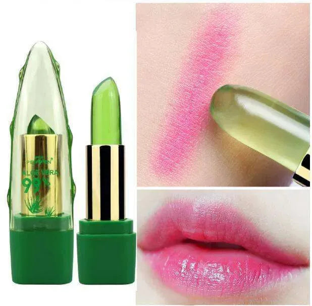 Aloe Lip Gel: Moisturizing Color-Changing Gloss - EX-STOCK CANADA