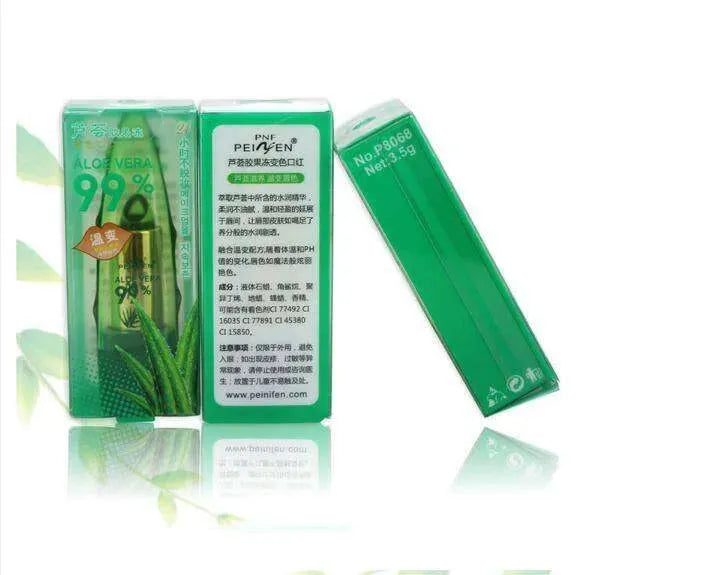 Aloe Lip Gel: Moisturizing Color-Changing Gloss - EX-STOCK CANADA