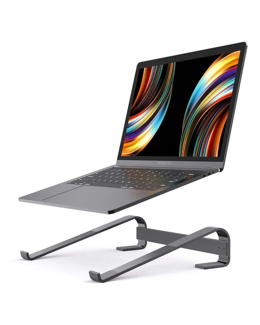 Alum. Portable Laptop Stand: Ventilated, Ergo Holder - EX-STOCK CANADA