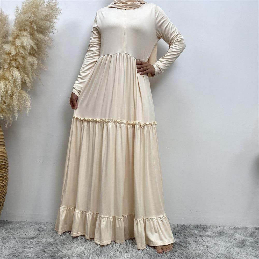 Amazing Simple Gown Dress for Sophisticated Arab Dubai Turkey Middle Eastern Women. - EX-STOCK CANADA