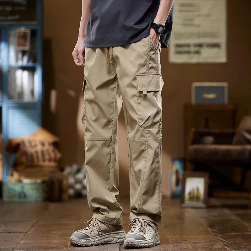 American Fashion Brand Workwear Men's Spring And Autumn Loose Straight Wide-leg Pants - EX-STOCK CANADA