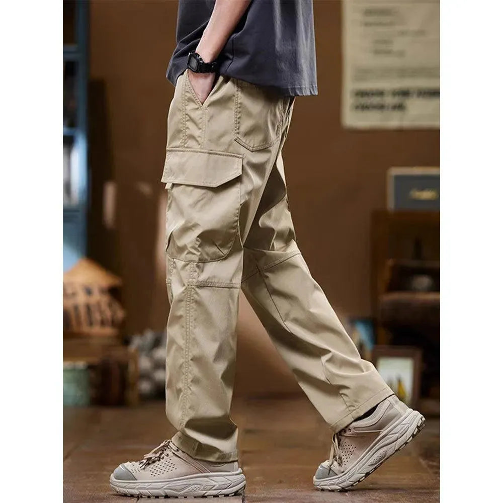 American Fashion Brand Workwear Men's Spring And Autumn Loose Straight Wide-leg Pants - EX-STOCK CANADA