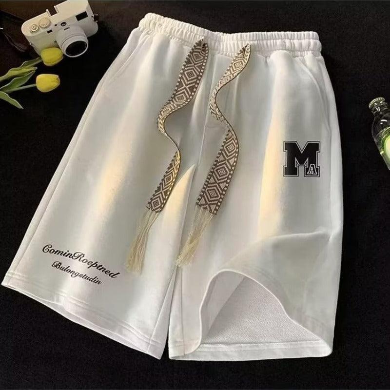American High Street Fashionable Large Trunks Loose Sports And Leisure Middle Pants - EX-STOCK CANADA