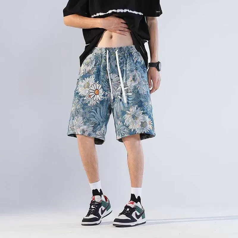 American Retro Shorts Men's Summer Japanese Ins Beach Pants - EX-STOCK CANADA