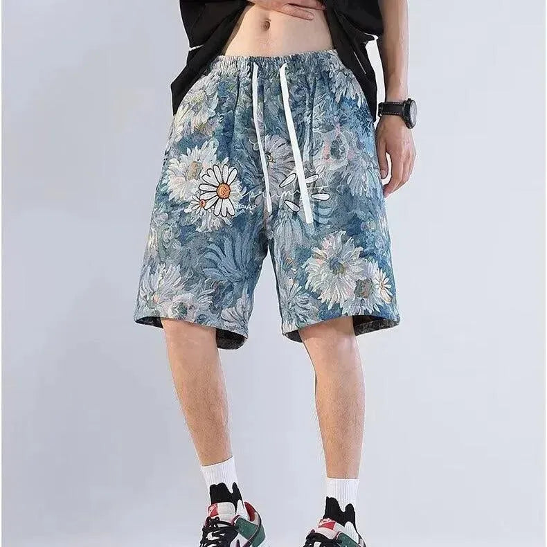 American Retro Shorts Men's Summer Japanese Ins Beach Pants - EX-STOCK CANADA