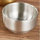 An Adorable Stainless Steel with Golden Tape Tureen Bowl - EX-STOCK CANADA