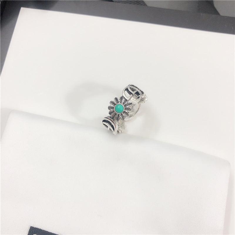 Ancient Daisy Silver Ring - EX-STOCK CANADA