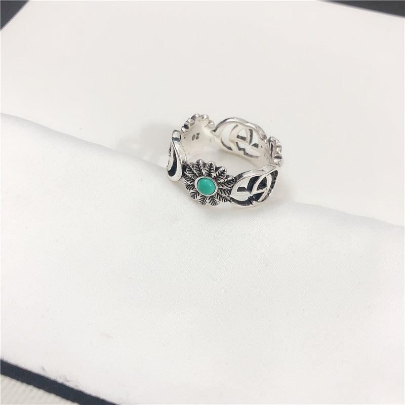 Ancient Daisy Silver Ring - EX-STOCK CANADA