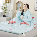 Anti kick Casual Home & Office With Sleeves Wearable Quilt - EX-STOCK CANADA