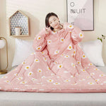 Anti kick Casual Home & Office With Sleeves Wearable Quilt - EX-STOCK CANADA