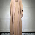 Arab Cardigan Coat Chiffon Patchwork - EX-STOCK CANADA