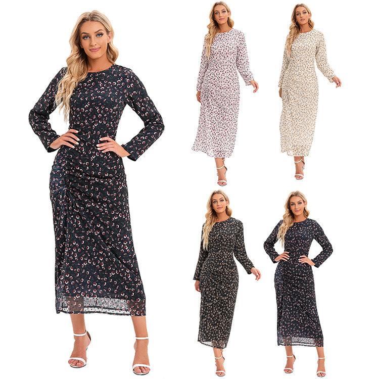 Arab Fashion Hijab Dress Printed Abayas For Women - EX-STOCK CANADA