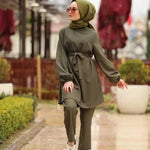 Arab girl Arab plus size two-piece suit - EX-STOCK CANADA