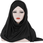 Arab Lady Fashion Patch Hijab - EX-STOCK CANADA