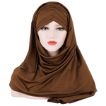 Arab Lady Fashion Patch Hijab - EX-STOCK CANADA