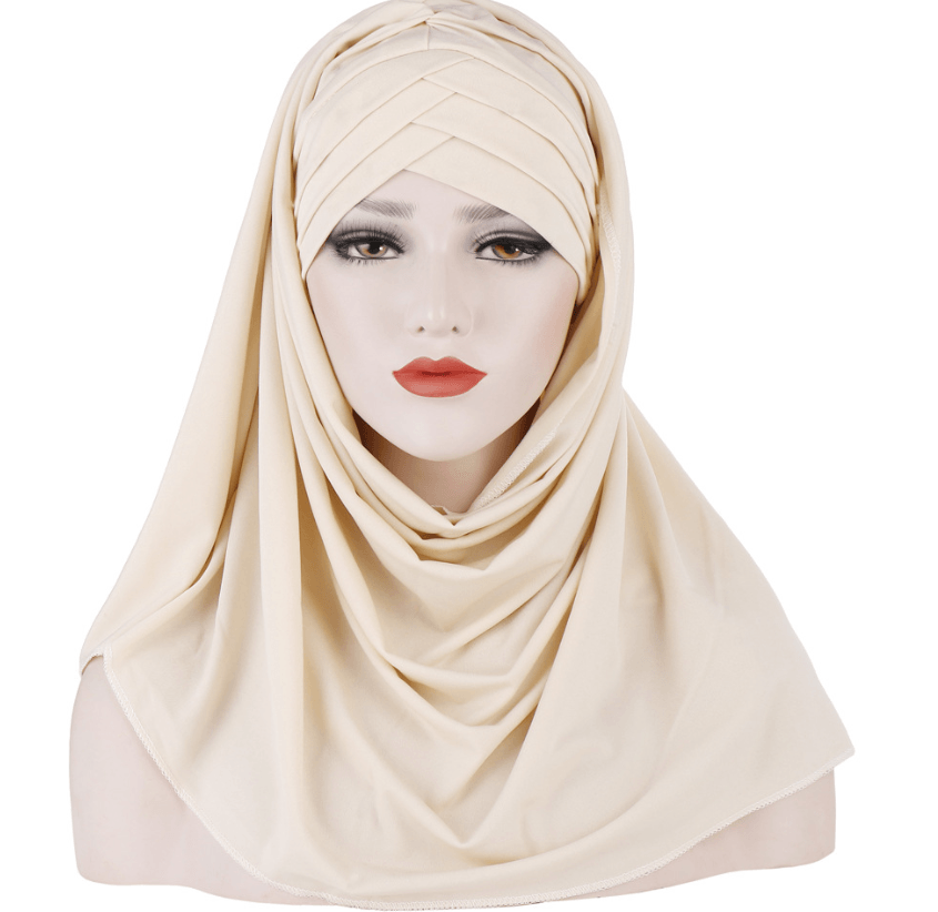 Arab Lady Fashion Patch Hijab - EX-STOCK CANADA