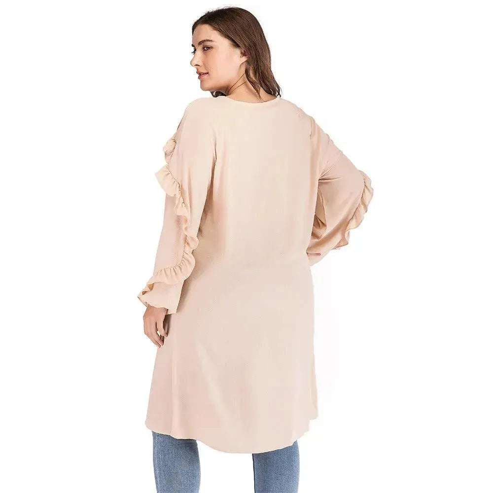 Arab long sleeve round neck dress - EX-STOCK CANADA