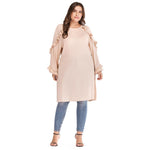 Arab long sleeve round neck dress - EX-STOCK CANADA